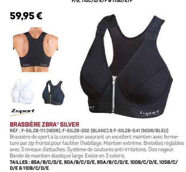 Brassière Zbra Silver Zsport