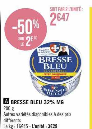 Bresse Bleu 32% Mg