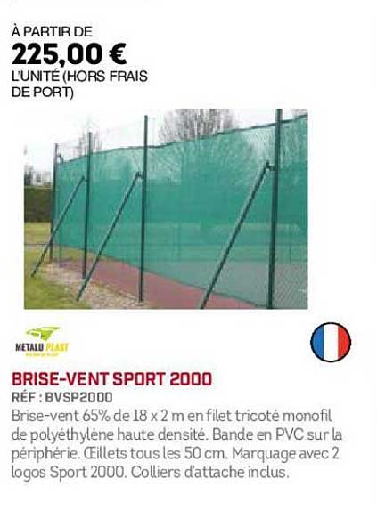 brise-vent sport 2000