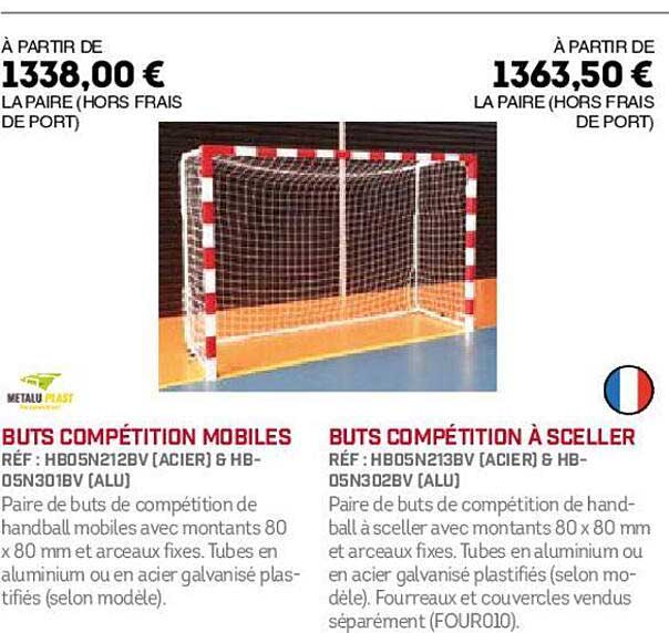 buts compétition mobiles, buts compétition à sceller