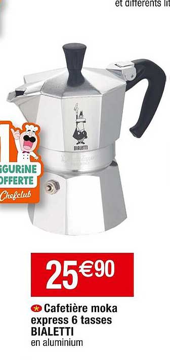Cafetière Moka Express 6 Tasses Bialetti
