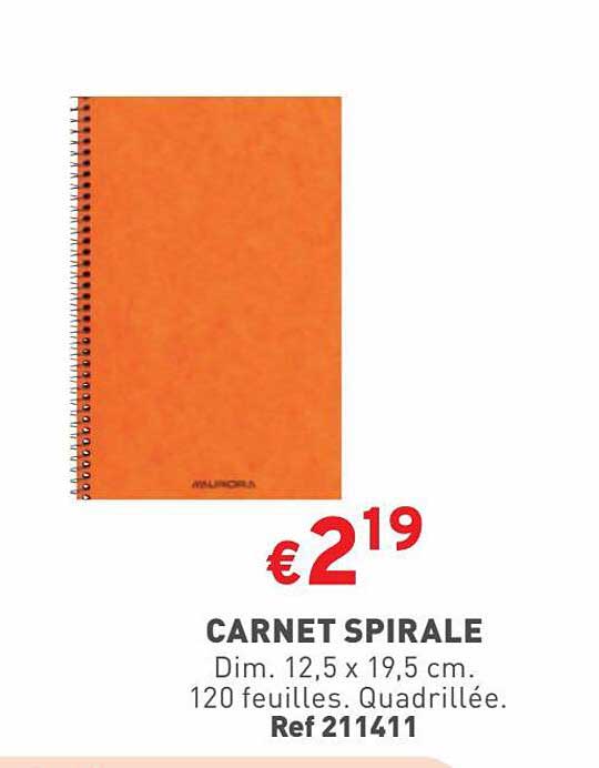 Carnet Spirale