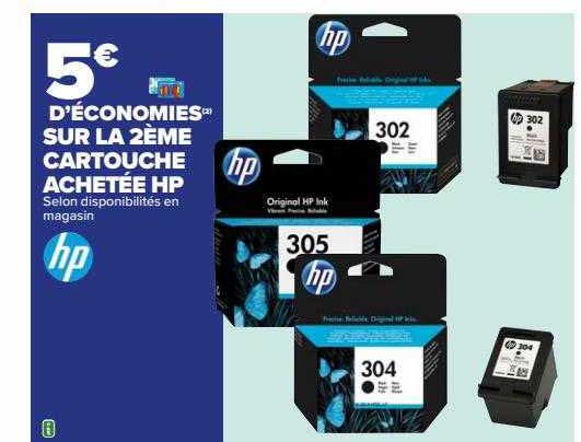 cartouche achetée hp