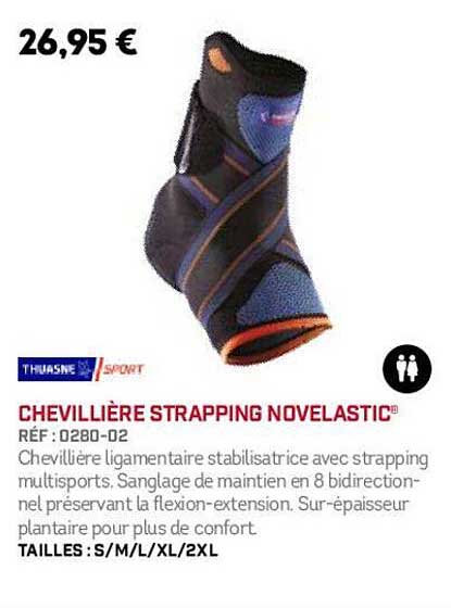 chevillière strapping novelastic
