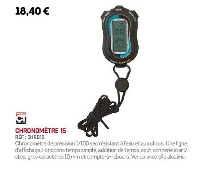 chronomètre 15