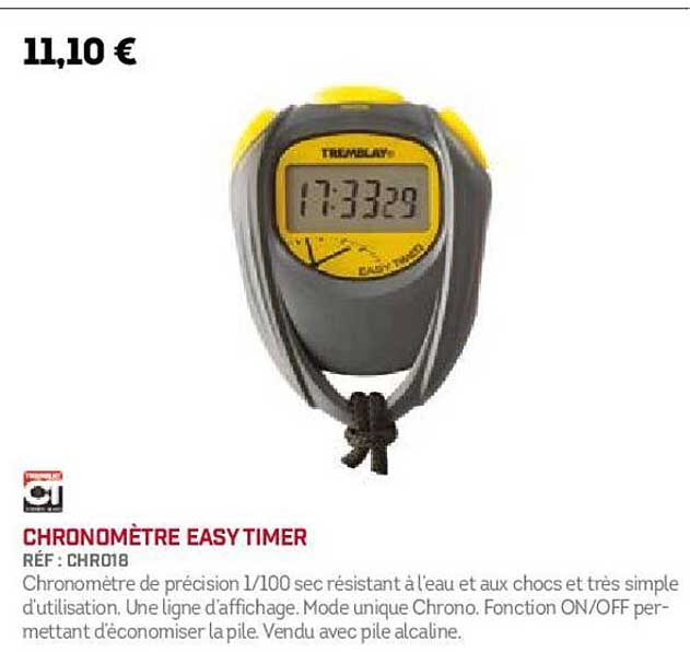 chronomètre easy timer