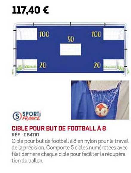 cible pour but de football à 8 sporti france