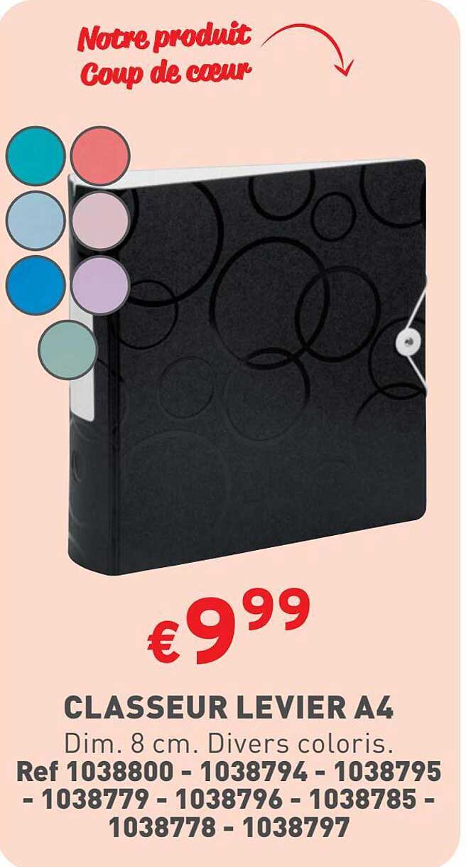 Classeur Levier A4