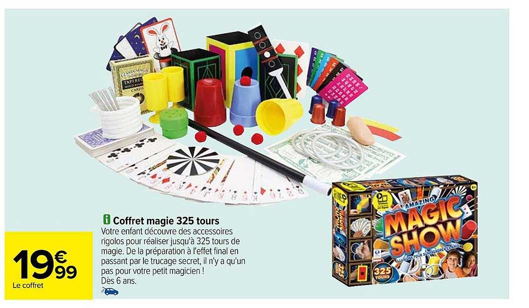 coffret magie 325 tours