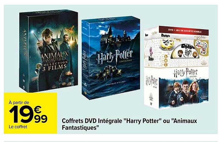 Coffrets Dvd Intégrale "harry Potter" Ou "animaux Fantastiques"