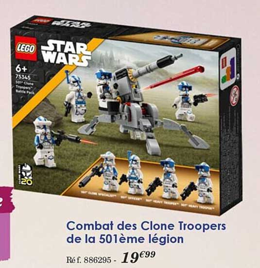 combat des clone troopers de la 501 ème légion lego star wars