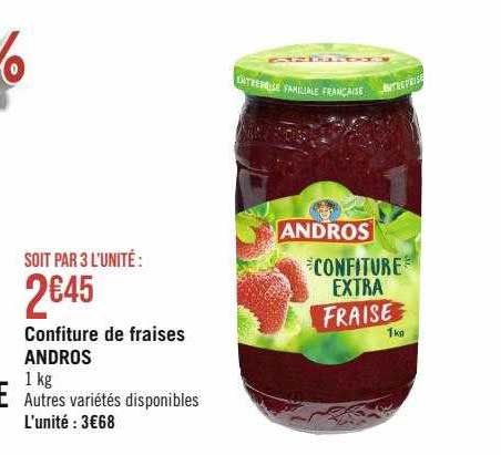 Confiture De Fraises Andros