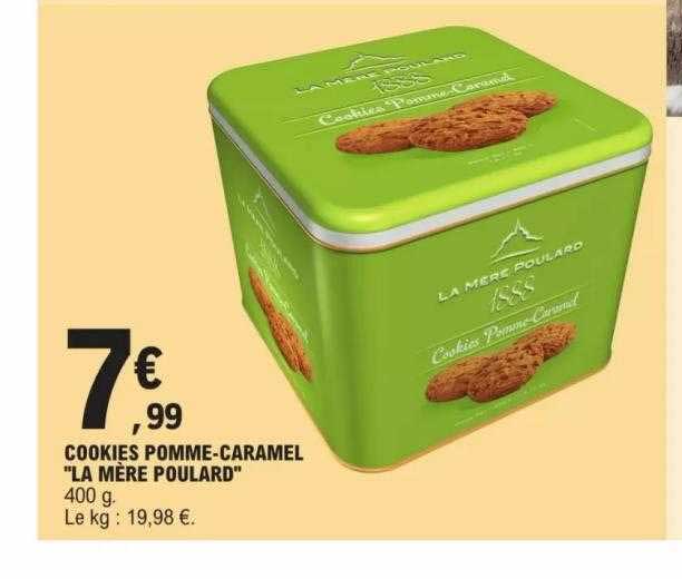 cookies pomme-caramel "la mère poulard"