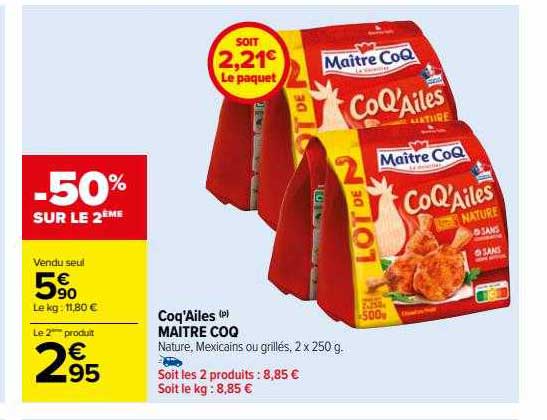 coq'ailes maître coq