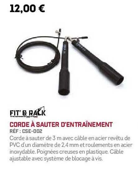 corde à sauter d'entraînement fit' & rack