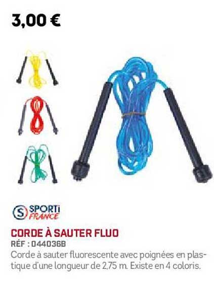 corde à sauter fluo sporti france