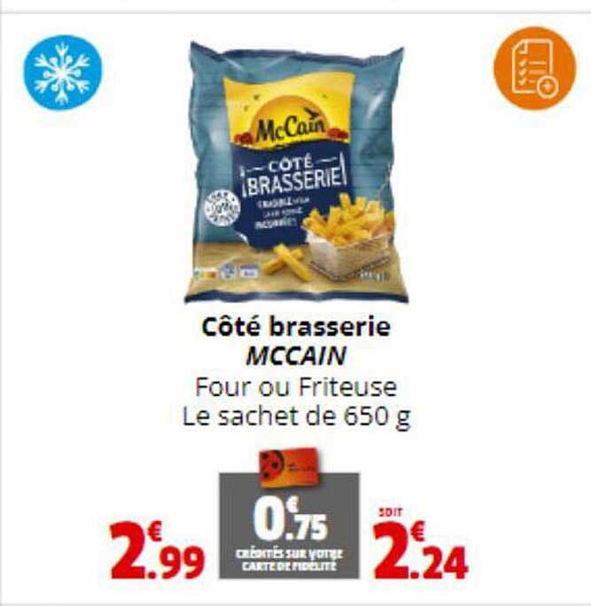 côté brasserie mc cain