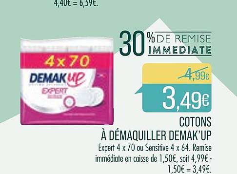 Cotons à Démaquiller Demak'up