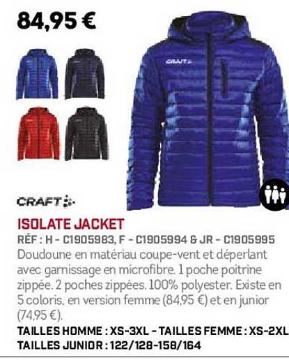 craft isolate jacket