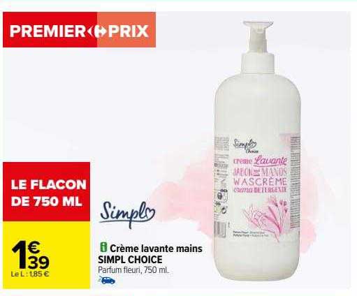 Crème Lavante Mains Simpl Choice