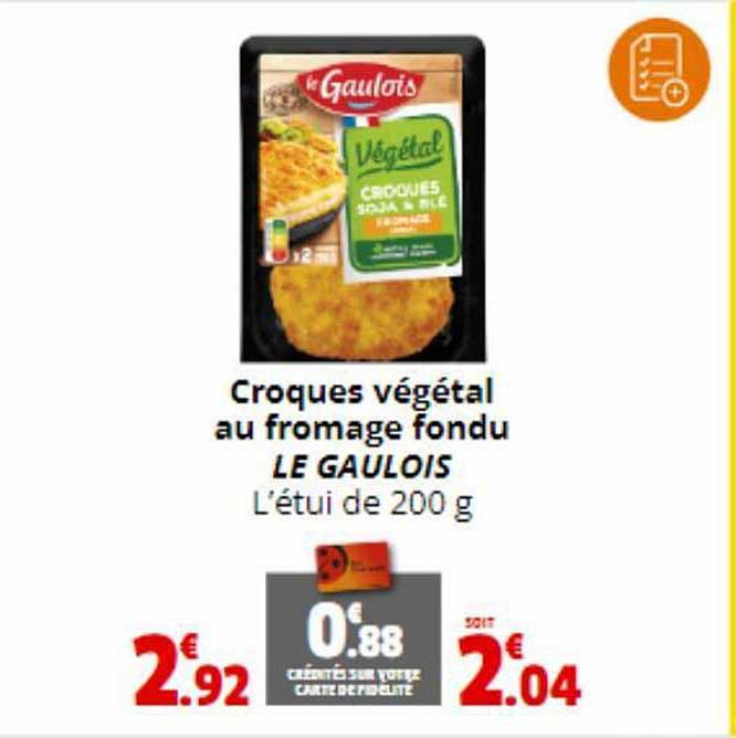Croques Végétal Au Fromage Fondu Le Gaulois