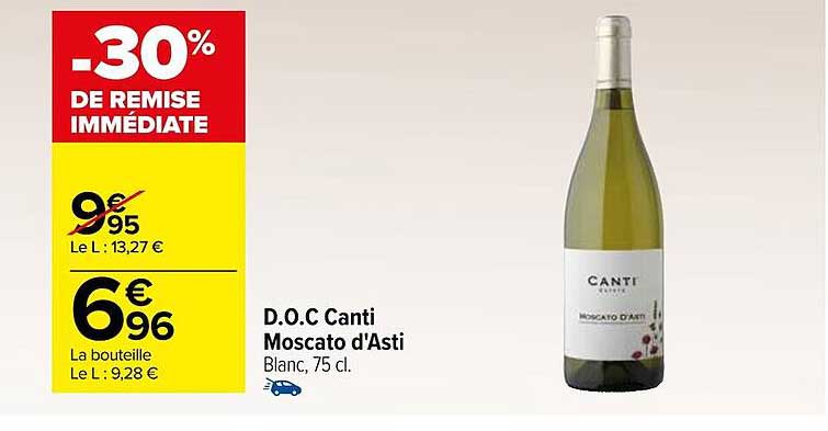 d.o.c. canti moscato d'asti