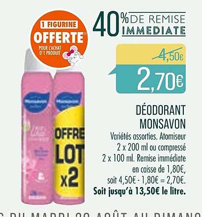 Déodorant Monsavon