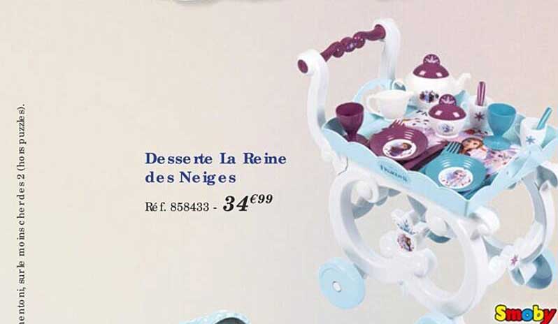 desserte la reine des neiges