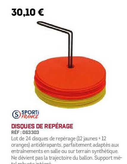 disques de repérage sporti france