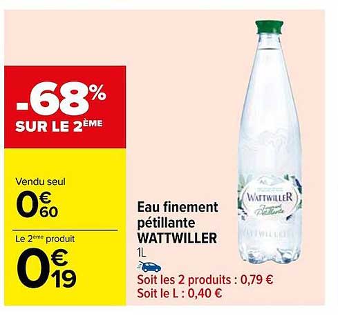 eau finement pétillante wattwiller