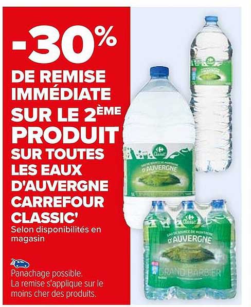 eaux d'auvergne carrefour classic'