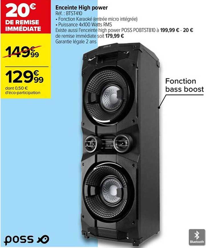 Enceinte High Power Poss