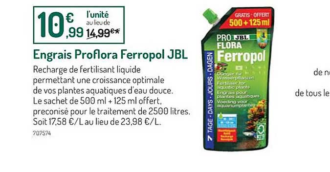 Engrais Proflora Ferropol Jbl