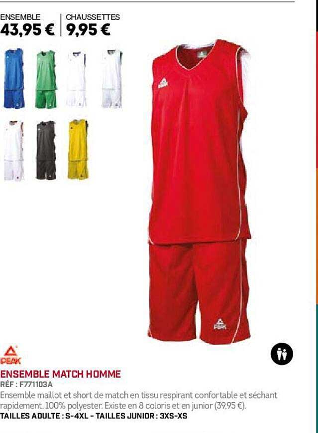 Ensemble Match Homme Peak