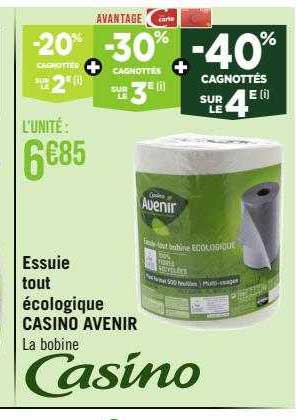 essuie tout écologique casino avenir