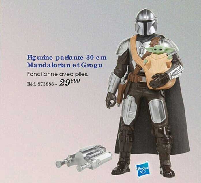 figurine parlante 30 cm mandalorian et grogu