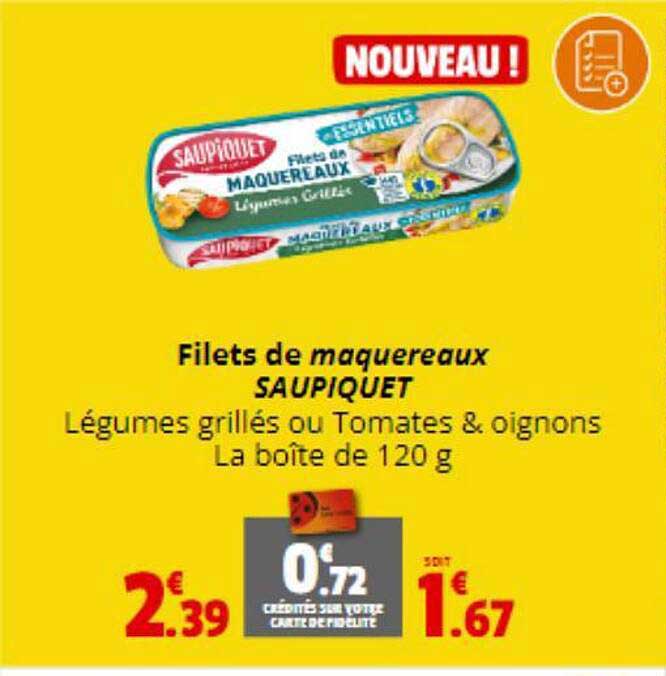 Filets De Maquereaux Saupiquet