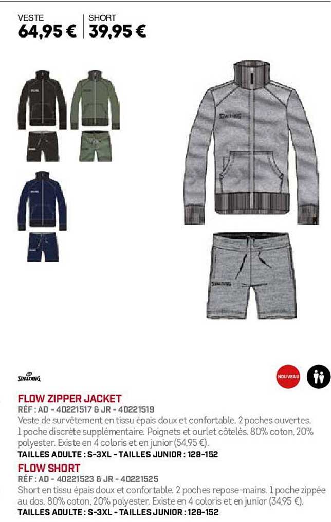 flow zipper jacket, flow short