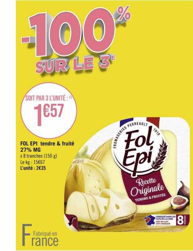 fol épi tendre & fruité 27% mg