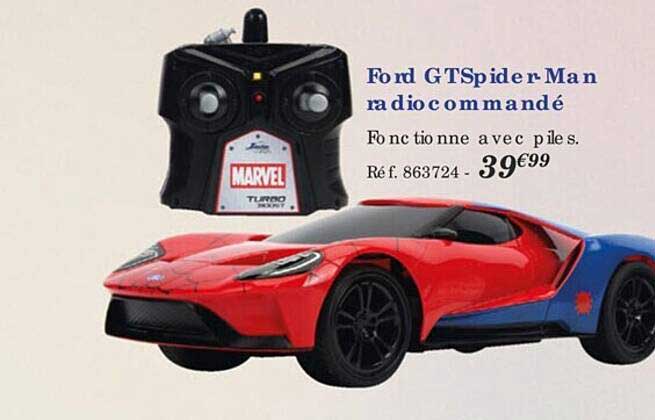 ford gt spider-man radiocommandé
