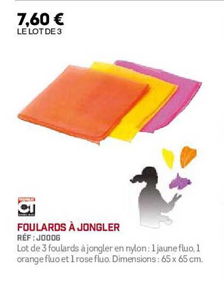 foulards à jongler