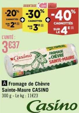 Fromage De Chèvre Sainte-maure Casino