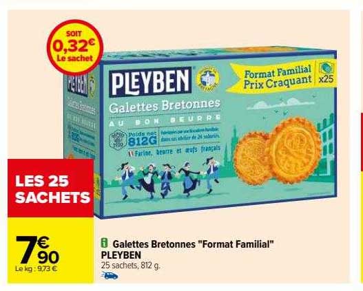 galettes bretonnes "format familial" pleyben
