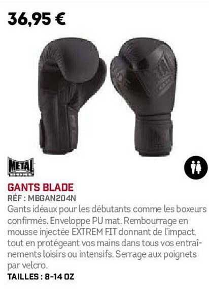 Gants Blade Metal Boxe