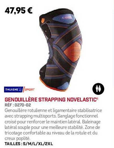 genouillère strapping novelastic