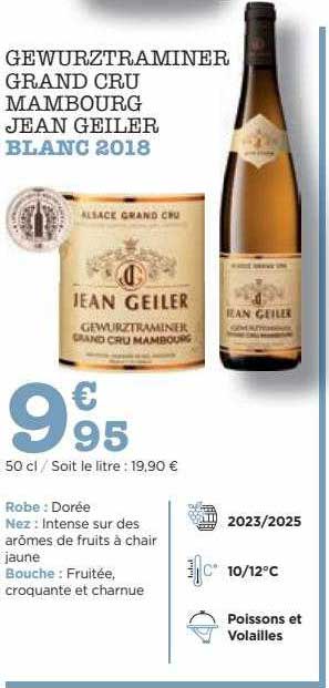 gewurztraminer grand cru mambourg jean geiler blanc 2018