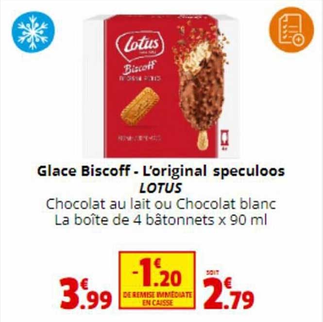Glace Biscoff - L'original Speculoos Lotus
