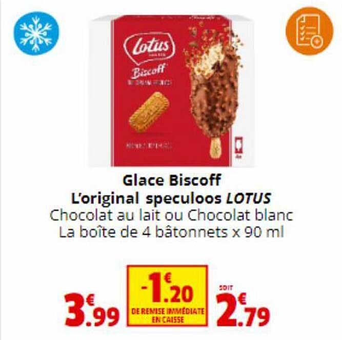 Glace Biscoff L'original Speculoos Lotus