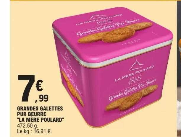 grandes galettes pur beurre "la mère poulard"