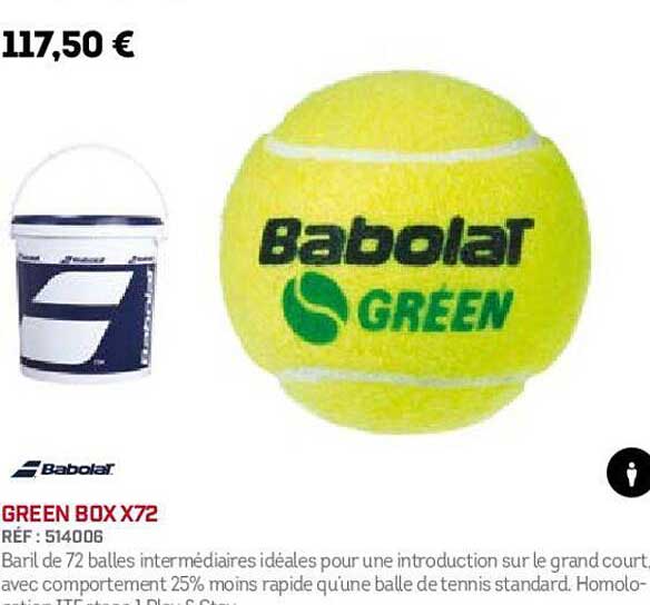 green box x72 babolat
